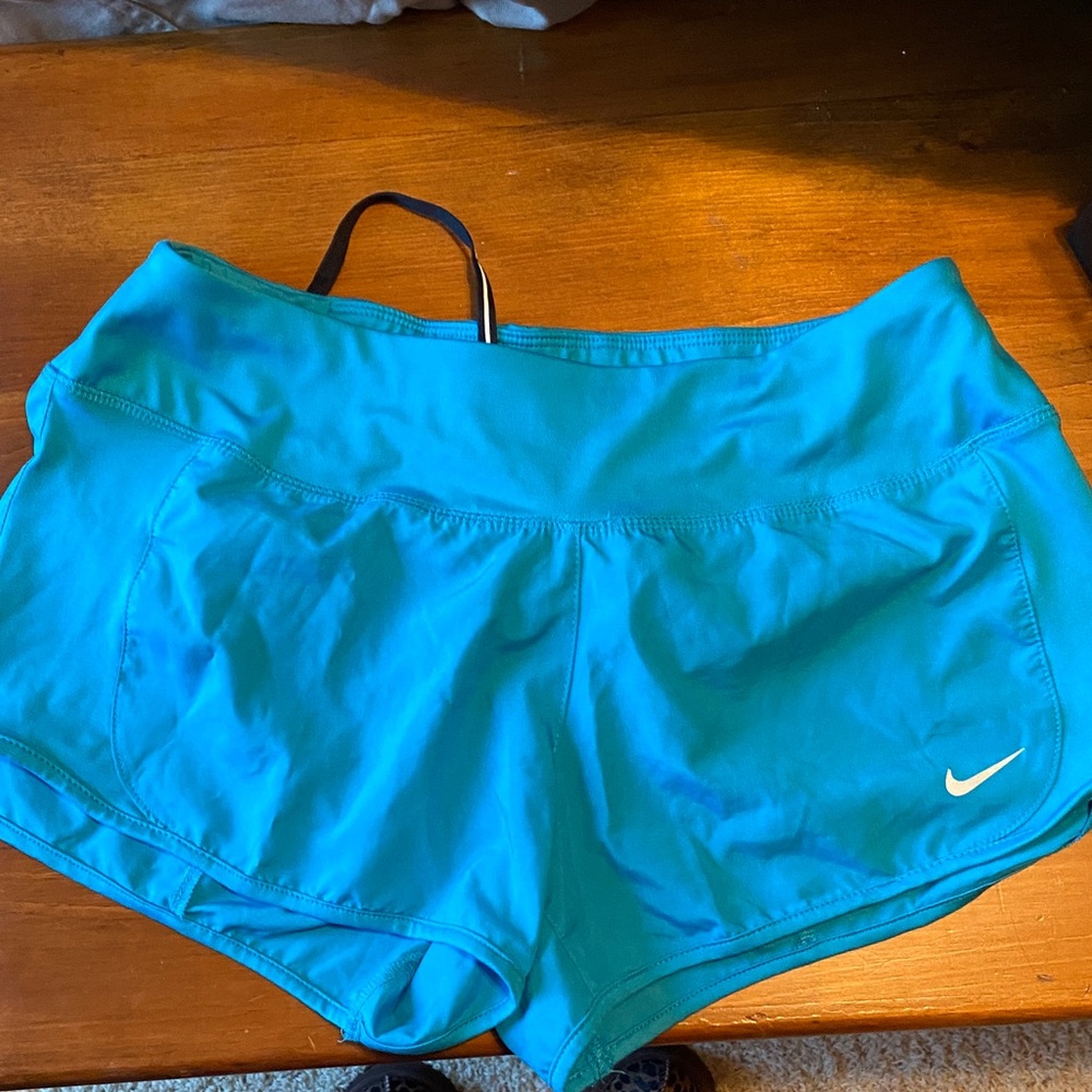 Nike Women's Teal Athletic Shorts